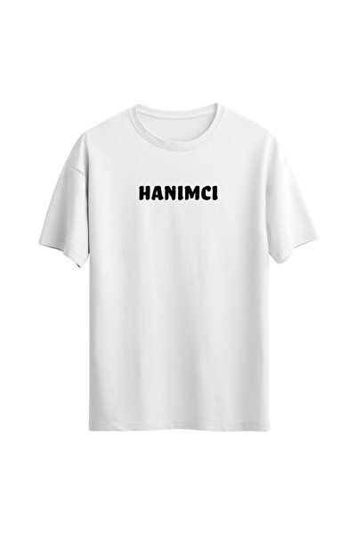 Eastek تيشيرت أبيض مطبوع عليه زهر العسل