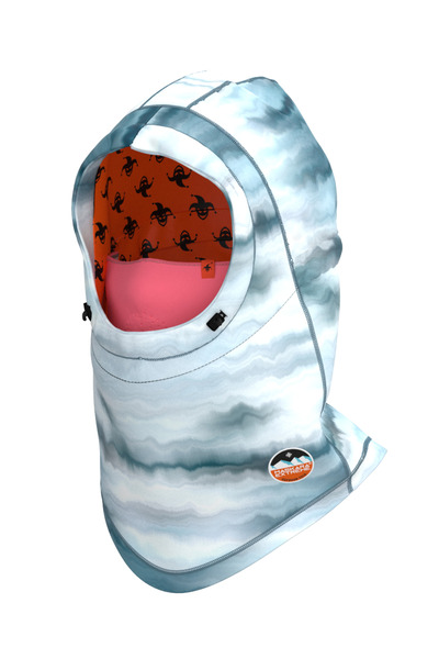 Maskara Extreme Arctic Balaklava Baskılı Su geçirmez çift kat SOFTSHELL Snowb...
