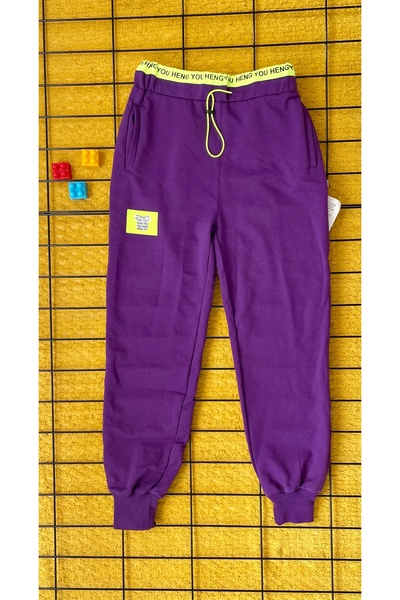 DG AURA 2 Iplik Eşofman Pamuklu Bel Baskılı