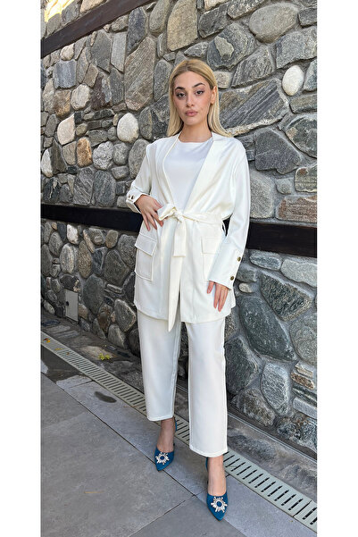 MANOTRES طقم جاكيت بنطلون سفاري