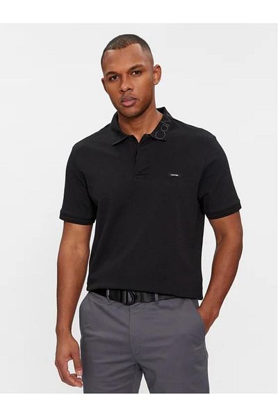 Calvin Klein Men Polo Collar T Shirts Classic and Comfortable