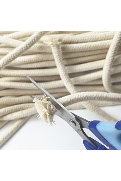 cermix Yuvarlak Gaz Lambası Fitili 5 Metre Kandil Yağı Fitili 6mm Kalınlık EN KALİTELİSİ