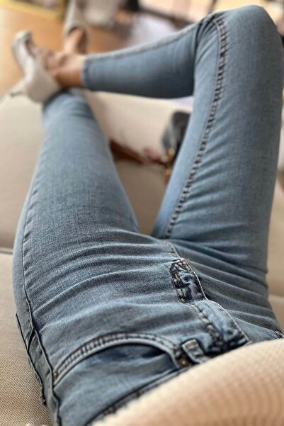 Livik Snow Wash Skinny Jean Γυναικείο τζιν παντελόνι ψηλόμεσο μέχρι τον αστράγαλο