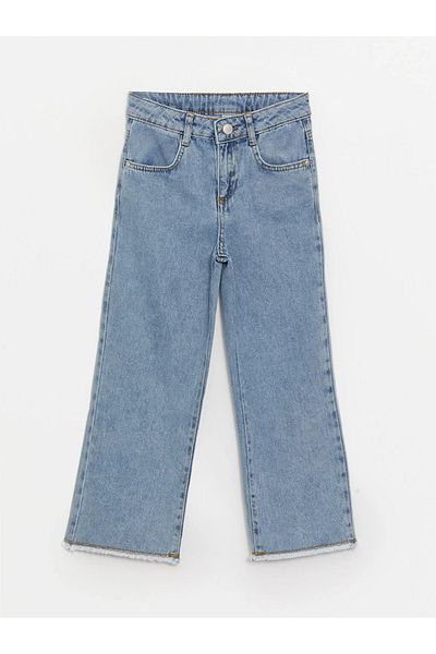 LC Waikiki LCW Kids Wide Leg Girls' Jeans Trousers
