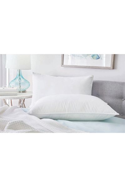 Misev Double Antiallergic Luxury Microfiber Quilt + 2 Pieces 800 Gr Bead Silicone Pillow Set