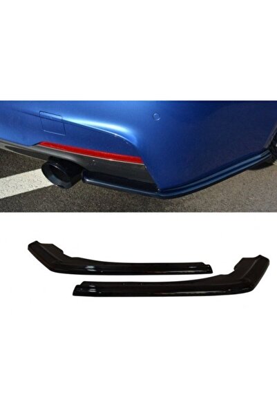 HYM TUNİNG Bmw 3 Serisi F30 Arka Köşe Flap Seti 2012 2018 Parlak Siyah Mtech ...