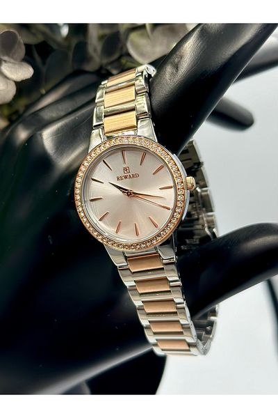 Reward Brand Stylish Women's Wristwatch with Steel Cord