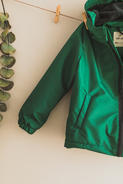 Tiny Jungle Elf Παιδικό Θερμικό, Χιόνι, Παλτό Βροχής-Σκούρο Πράσινο