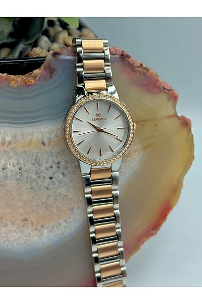 Reward Brand Stylish Women's Wristwatch with Steel Cord