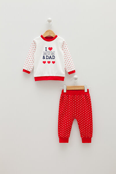 Caramell I Love Mum & Dad Kırmızı