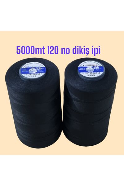 erdoğan hobi Sewing Thread 2 Pieces 5000m Lik Sewing Thread Bobbin String Tailor's Thread Machine Thread Hand Sewing Thread 120no Sewing Thread