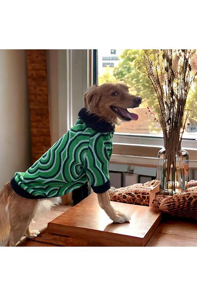 Barneystore Cat Dog Special Series Knitwear Cardigan (Snapback)