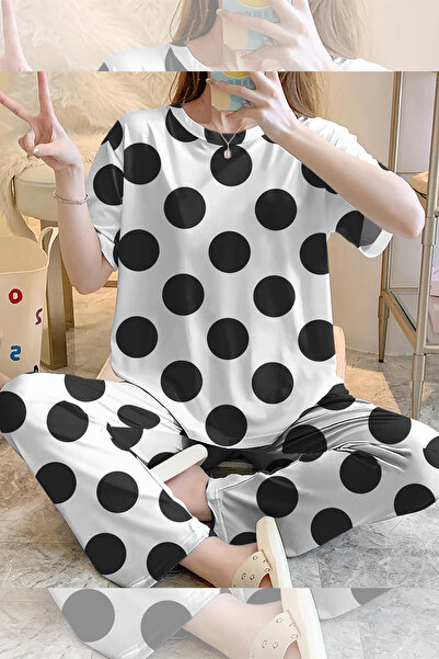 PEMBİŞ HOMEWEAR Σετ πιτζάμες με κοντό μανίκι GoodNight Supersoft Basic Μονό Τ...