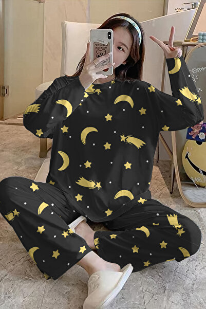 PEMBİŞ HOMEWEAR Uzun Kollu Pijama Takımı Elephent SweetDreams SuperSoft Basic...