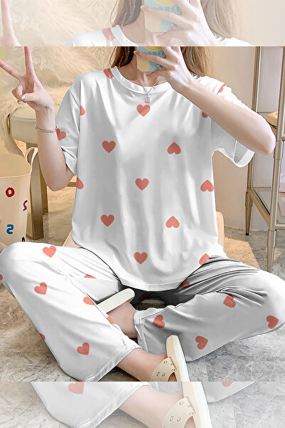 PEMBİŞ HOMEWEAR Short Sleeve Pajama Set DuffyDuck2 Supersoft Basic Single Jersey