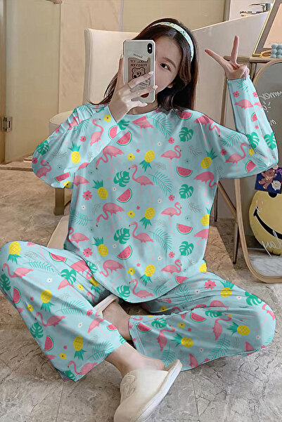 PEMBİŞ HOMEWEAR Σετ μακρυμάνικη πιτζάμες HelloSummer SuperSoft Basic Suprem