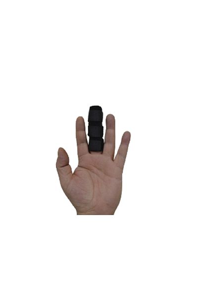 BELLFLEKSS 3 PCSwith aluminum bar adjustable finger splint straightening strap Cross 3 velcro