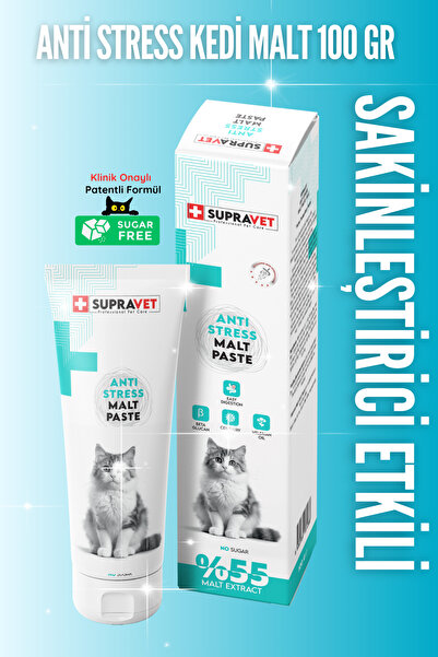 Supravet Calming Kedi Sakinleştirici Malt 100 GR ( Şekersiz )