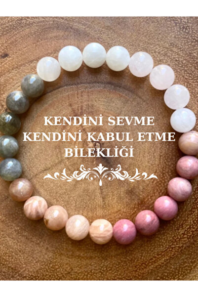 STORE ZARMAN سوار معتمد للحب الذاتي والتقبيل الذاتي (حجر القمر، P. Quartz، ال...