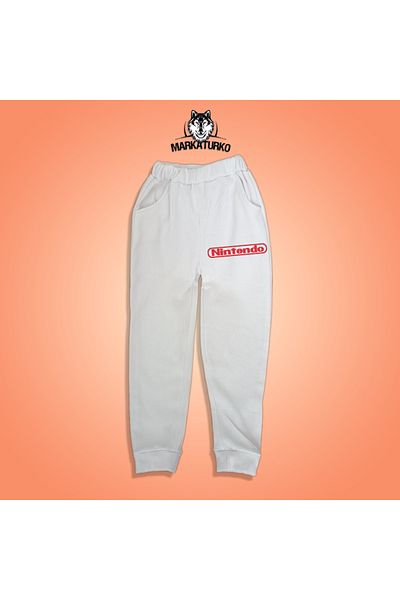 MarkaTurko Minimal printed unisex Special Design Βαμβακερή παιδική φόρμα 2405-B162