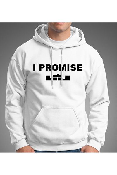 venüsdijital Lebron James I Promise - Φούτερ με κουκούλα με κανονική εφαρμογή