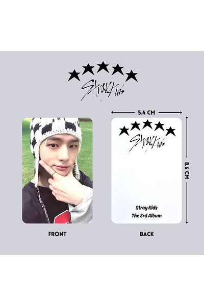 Kpop Dünyasi STRAY KIDS '' 5 Star '' Photocards POB