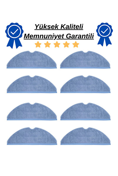 robotyedek Roborock S7 Maxv Ultra - 8 висококачествени мопове от фиброви кърпи