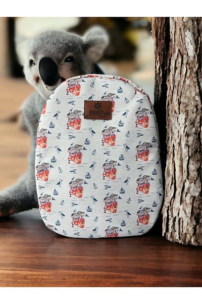 Kokopatik Ship Friends Pattern Medium Size Nursery Bag