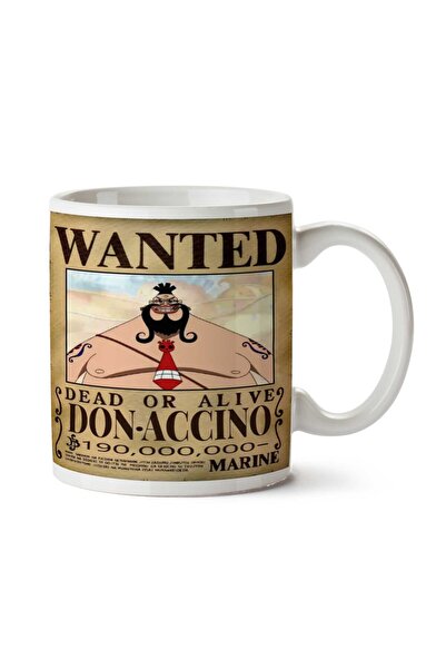 ART HEDİYE Wanted Don Accino Anime Wanted كوب مطبوع على الجانبين