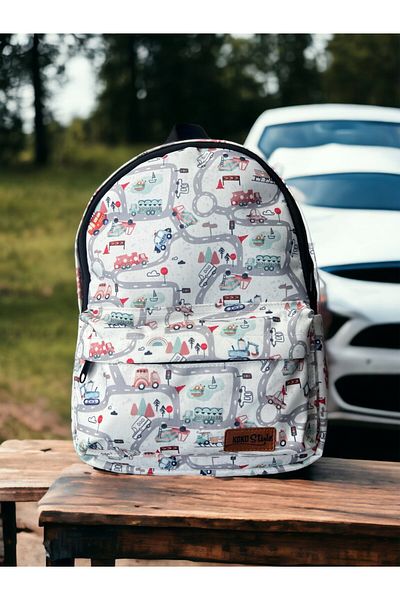 Kokopatik Big Adventure Traffic Patterned Backpack