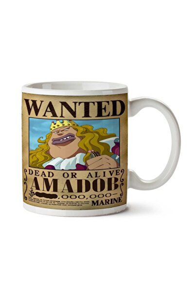 ART HEDİYE كوب مطبوع على الجانبين من Wanted Amadob Anime Wanted