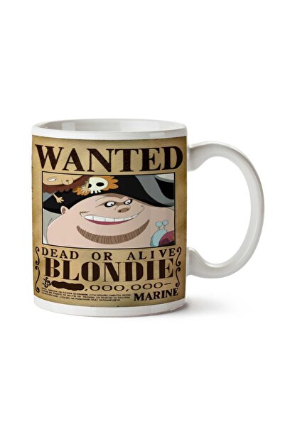 ART HEDİYE كوب مطبوع على الجانبين من Wanted Blondie Anime Wanted