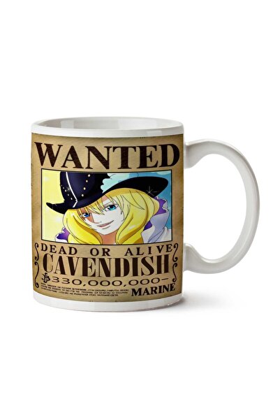 ART HEDİYE كوب مطبوع على الجانبين من Wanted Cavendish Anime Wanted