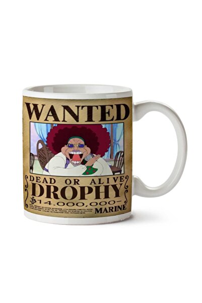 ART HEDİYE كوب مطبوع على الجانبين من Wanted Drophy Anime Wanted