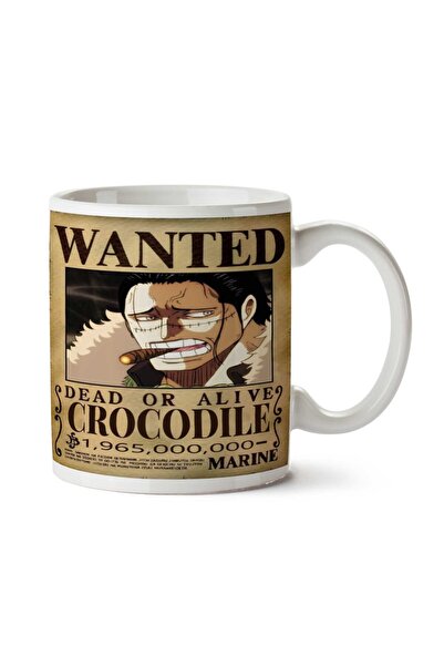 ART HEDİYE كوب مطبوع على الجانبين من Wanted Crocodile a Anime Wanted