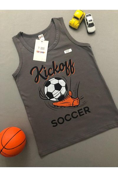 TREND DRESS Boy's Cotton Tank Top 3-Piece