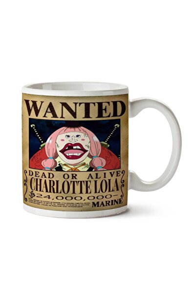 ART HEDİYE كوب مطبوع على الجانبين من Wanted Charlotte Lola Anime Wanted