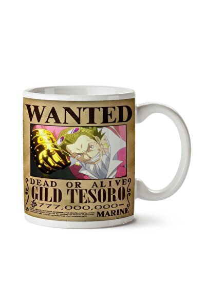 ART HEDİYE كوب مطبوع على الجانبين من Wanted Gild Tesoro Anime Wanted