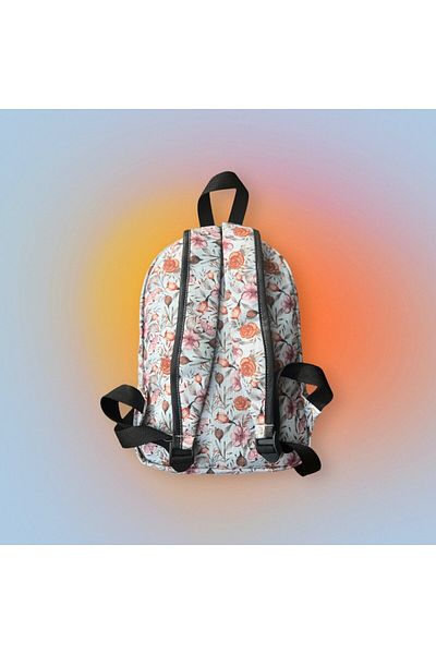 Kokopatik Bohemian Flowers Patterned Backpack
