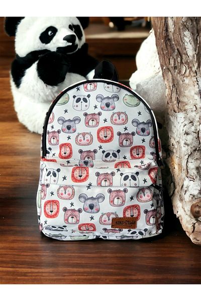 Kokopatik Friends' Portrait Patterned Backpack