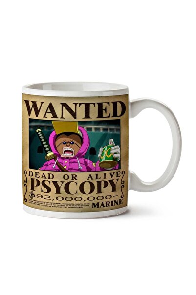 ART HEDİYE كوب مطبوع على الجانبين من Wanted Psycopy Anime Wanted
