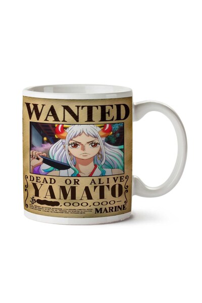 ART HEDİYE كوب مطبوع على الجانبين من Wanted Yamato Anime
