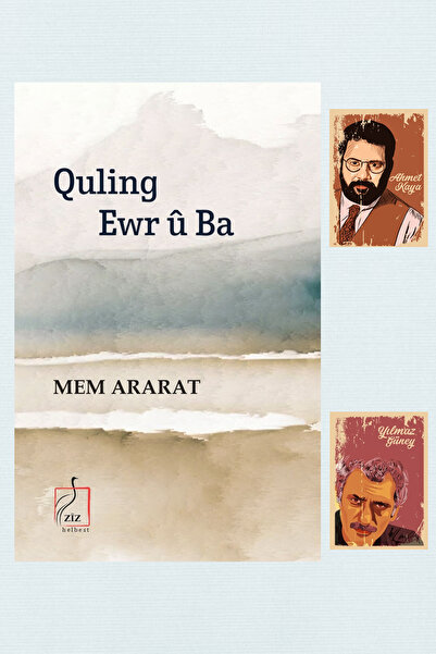 Dara Yayınları Quling Ewr û Ba - Mem Ararat - Zîz Yayınları - 9786259416519 - Not Defterli Kürtçe Şiir Kitabı