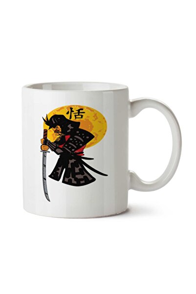 ART HEDİYE كوب مطبوع عليه سيف الساموراي على الجانبين