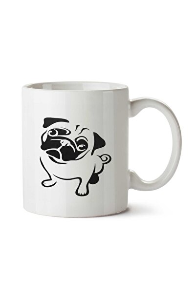 ART HEDİYE كوب لطيف مطبوع عليه وجهين من الصلصال البريء