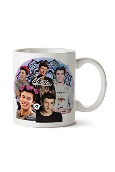 ART HEDİYE كوب بطبعة وجهين من سلسلة Shawn Mendes