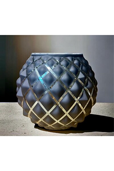 sedoshhomevision Vasă de sticlă - Design transparent în formă de fagure