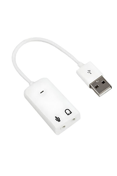 Platoon 7.1 External USB Sound Card USB Jack 3.5mm Headphone Audio Adapter So...