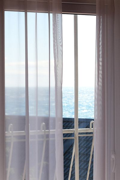 Filamente Iron-free Top Quality Plain Tulle Curtain Ecru, Slouchy 1x2.5 Normal Pleat