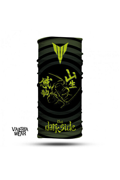 Vwear الجانب الداكن من اليابان منقوشة طوق الرقبة بوف باف باندانا الشعر الفرقة